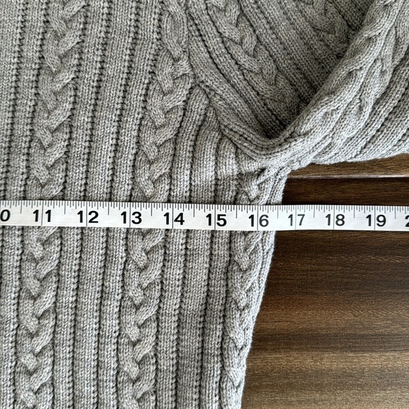 Wayf Gray Cable Knit Sweater - Picture 5 of 13